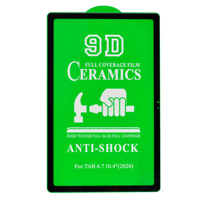 Galaxy Tab A7 10.4 T500 2020 Zore Tablet Seramik Ekran Koruyucu Siyah