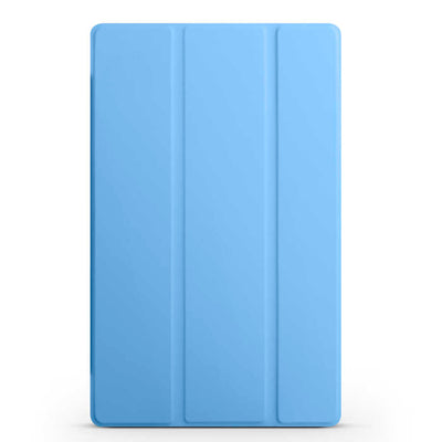 Galaxy Tab A8 10.5 SM-X200 (2021) Zore Smart Cover Standlı 1-1 Kılıf Mavi