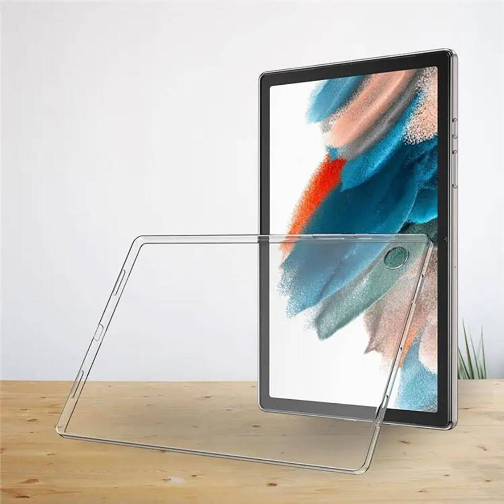 Galaxy Tab A9 Kılıf Zore Tablet Süper Silikon Kapak Renksiz