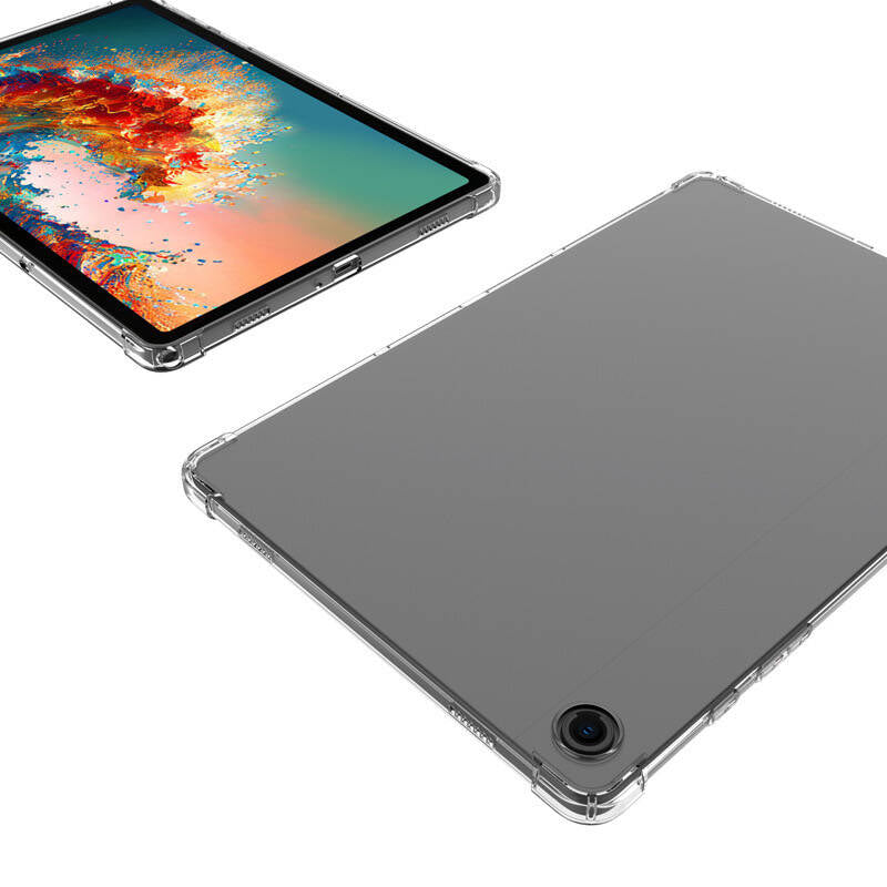 Galaxy Tab A9 Plus Kılıf Zore Tablet Nitro Anti Shock Silikon Kapak Renksiz
