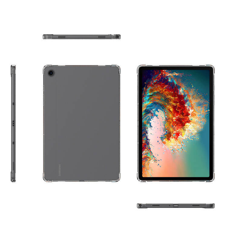 Galaxy Tab A9 Plus Kılıf Zore Tablet Nitro Anti Shock Silikon Kapak Renksiz