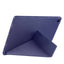 Galaxy Tab A9 Plus Kılıf Zore Tri Folding Kalem Bölmeli Standlı Kılıf Lila
