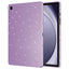 Galaxy Tab A9 Plus Simli Parlak Görünümlü Zore Tablet Koton Kılıf Lila