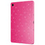 Galaxy Tab A9 Plus Simli Parlak Görünümlü Zore Tablet Koton Kılıf Pembe Koyu