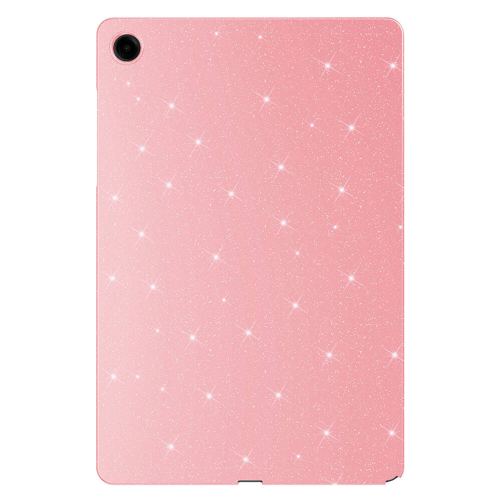 Galaxy Tab A9 Plus Simli Parlak Görünümlü Zore Tablet Koton Kılıf Lila