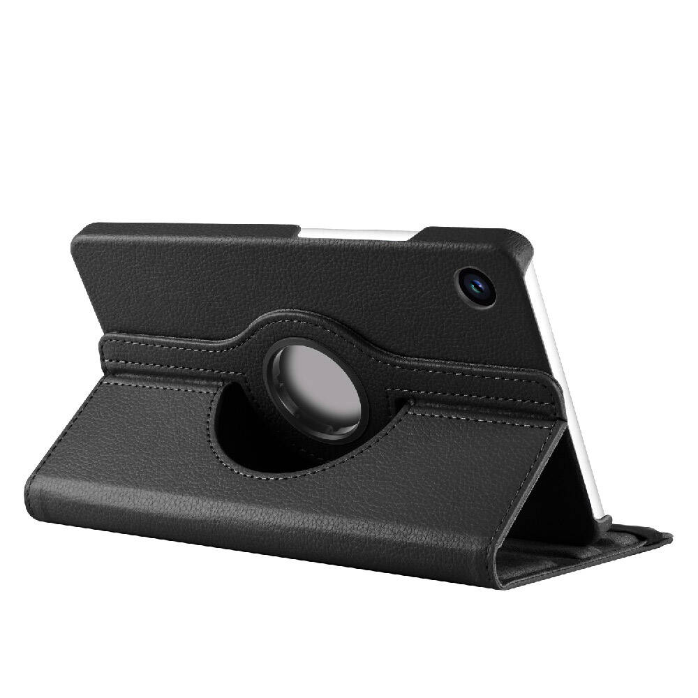 Galaxy Tab A9 Zore Dönebilen Standlı Kılıf Mor