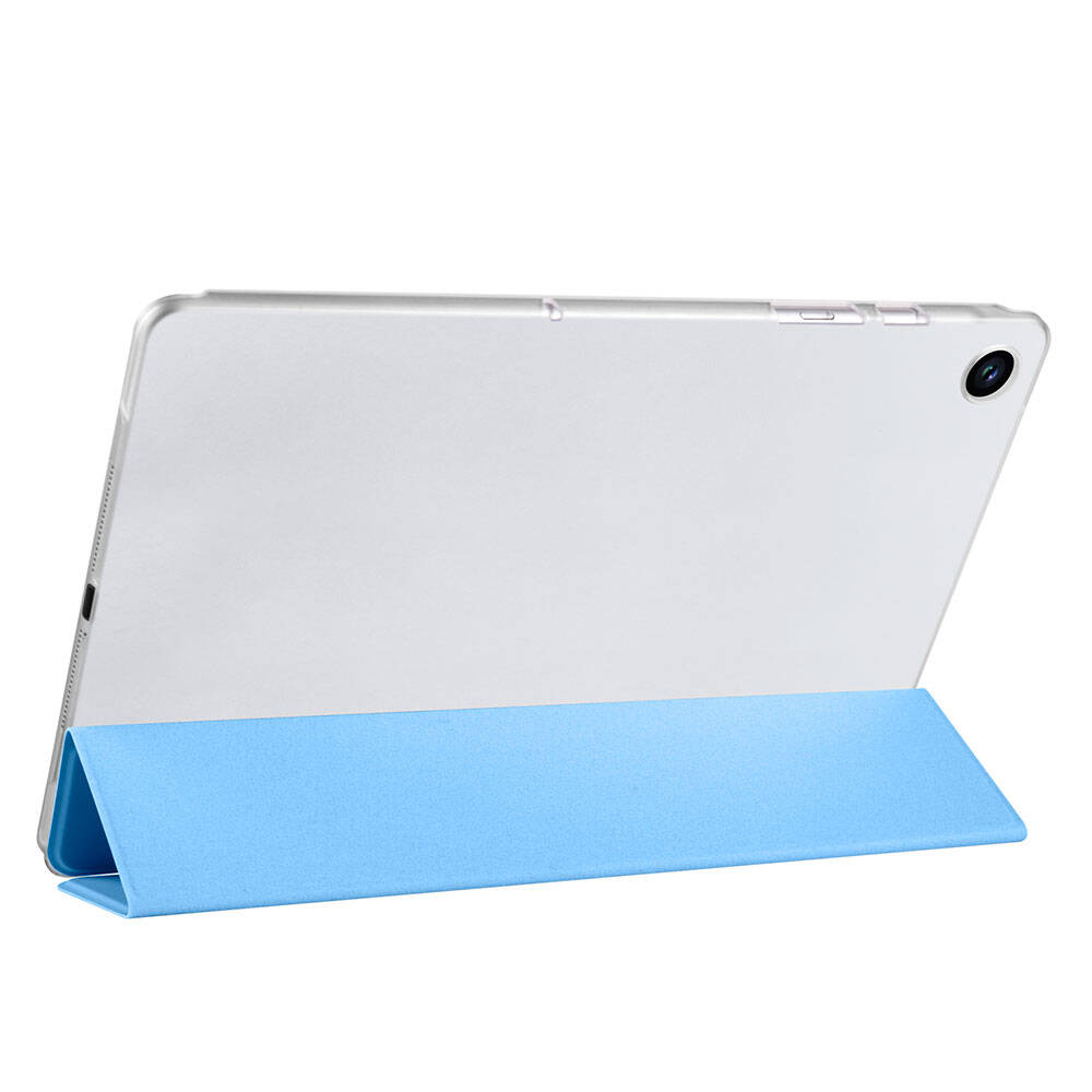 Galaxy Tab A9 Zore Smart Cover Standlı 1-1 Kılıf Kırmızı