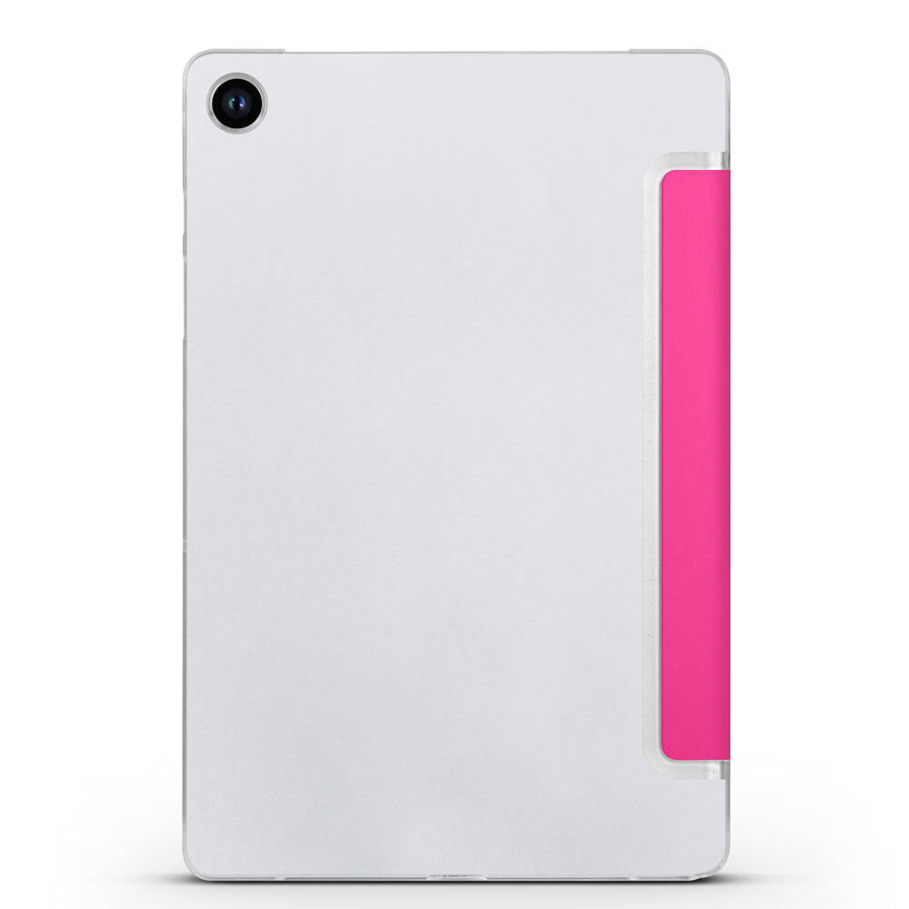 Galaxy Tab A9 Zore Smart Cover Standlı 1-1 Kılıf Rose Gold
