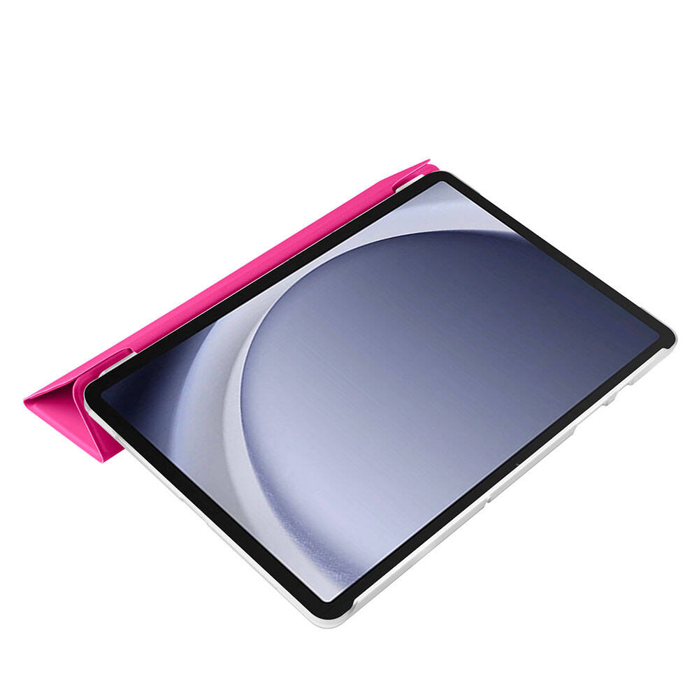 Galaxy Tab A9 Zore Smart Cover Standlı 1-1 Kılıf Rose Gold