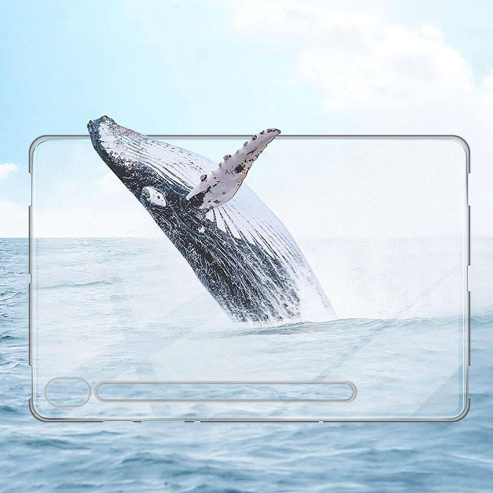 Galaxy Tab S10 FE Kılıf Zore Tablet Süper Silikon Kapak Renksiz