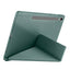 Galaxy Tab S10 FE Kılıf Zore Tri Folding Kalem Bölmeli Standlı Kılıf Gri