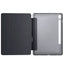 Galaxy Tab S10 FE Kılıf Zore Tri Folding Kalem Bölmeli Standlı Kılıf Gri