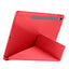 Galaxy Tab S10 FE Kılıf Zore Tri Folding Kalem Bölmeli Standlı Kılıf Gri
