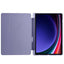 Galaxy Tab S10 FE Kılıf Zore Tri Folding Kalem Bölmeli Standlı Kılıf Gri
