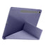 Galaxy Tab S10 FE Kılıf Zore Tri Folding Kalem Bölmeli Standlı Kılıf Gri