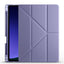 Galaxy Tab S10 FE Kılıf Zore Tri Folding Kalem Bölmeli Standlı Kılıf Mor