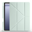 Galaxy Tab S10 FE Kılıf Zore Tri Folding Kalem Bölmeli Standlı Kılıf Yeşil