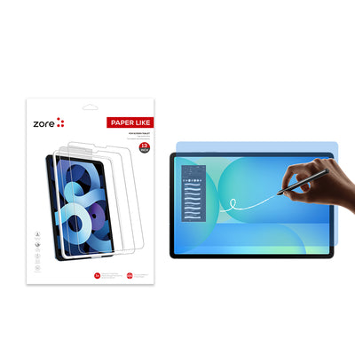 Galaxy Tab S10 FE Plus Kağıt Hisli Mat Zore Paper-Like Ekran Koruyucu Şeffaf