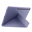 Galaxy Tab S10 FE Plus Kılıf Zore Tri Folding Kalem Bölmeli Standlı Kılıf Koyu Yeşil