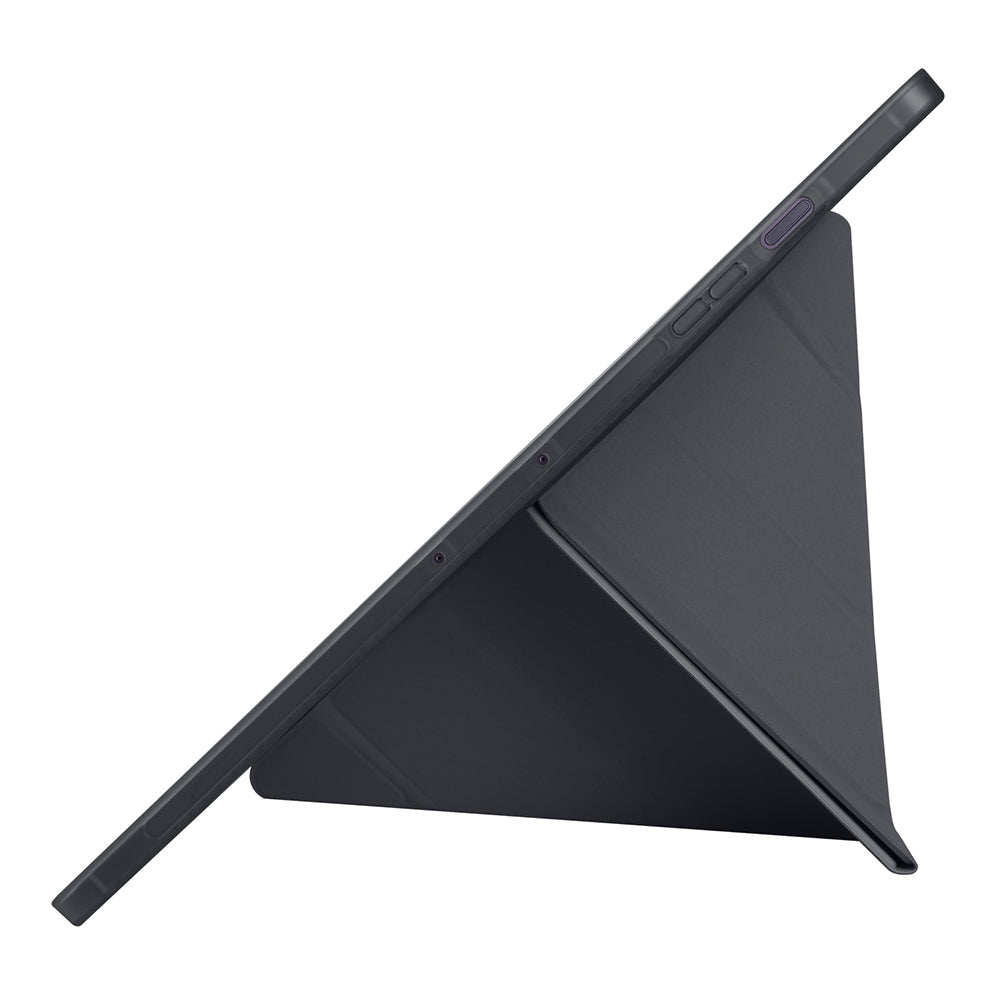 Galaxy Tab S10 FE Plus Kılıf Zore Tri Folding Kalem Bölmeli Standlı Kılıf Siyah