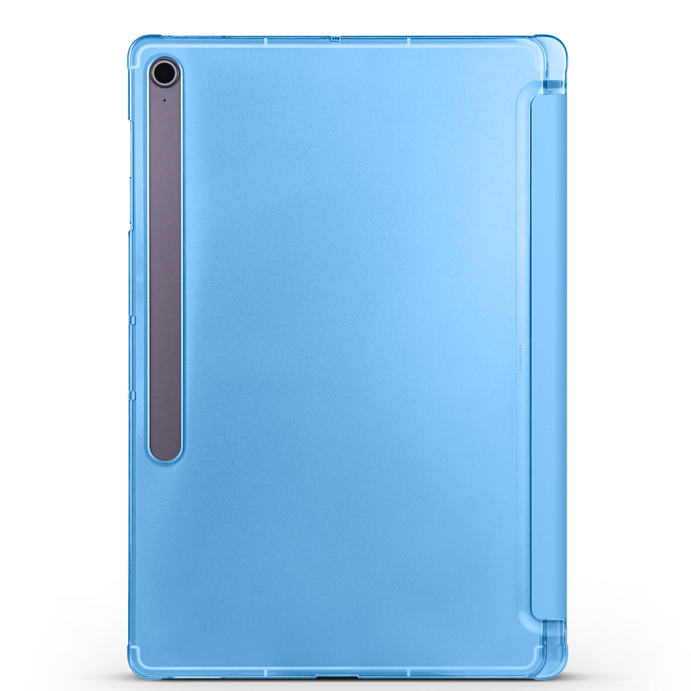Galaxy Tab S10 FE Plus Zore Smart Cover Kalem Bölmeli Standlı 1-1 Kılıf Siyah