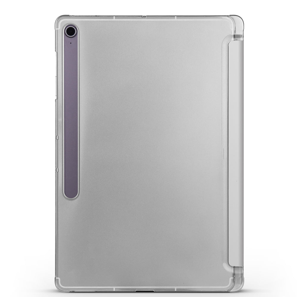 Galaxy Tab S10 FE Plus Zore Smart Cover Kalem Bölmeli Standlı 1-1 Kılıf Gold