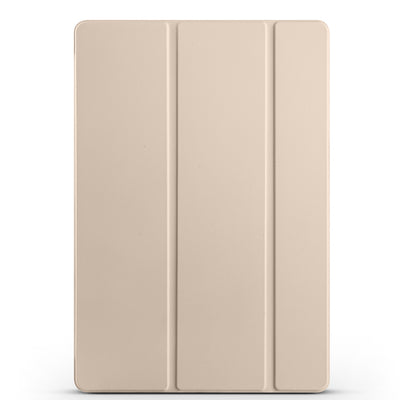 Galaxy Tab S10 FE Plus Zore Smart Cover Kalem Bölmeli Standlı 1-1 Kılıf Gold