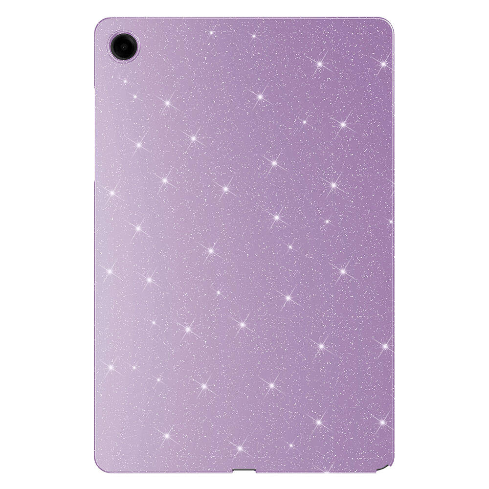 Galaxy Tab S10 FE Simli Parlak Görünümlü Zore Tablet Koton Kılıf Pembe