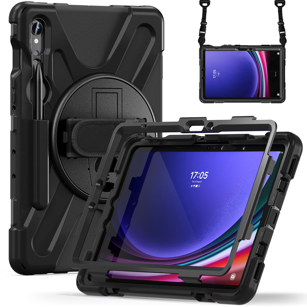 Galaxy Tab S10 FE Zore Defender Tablet Silikon Siyah