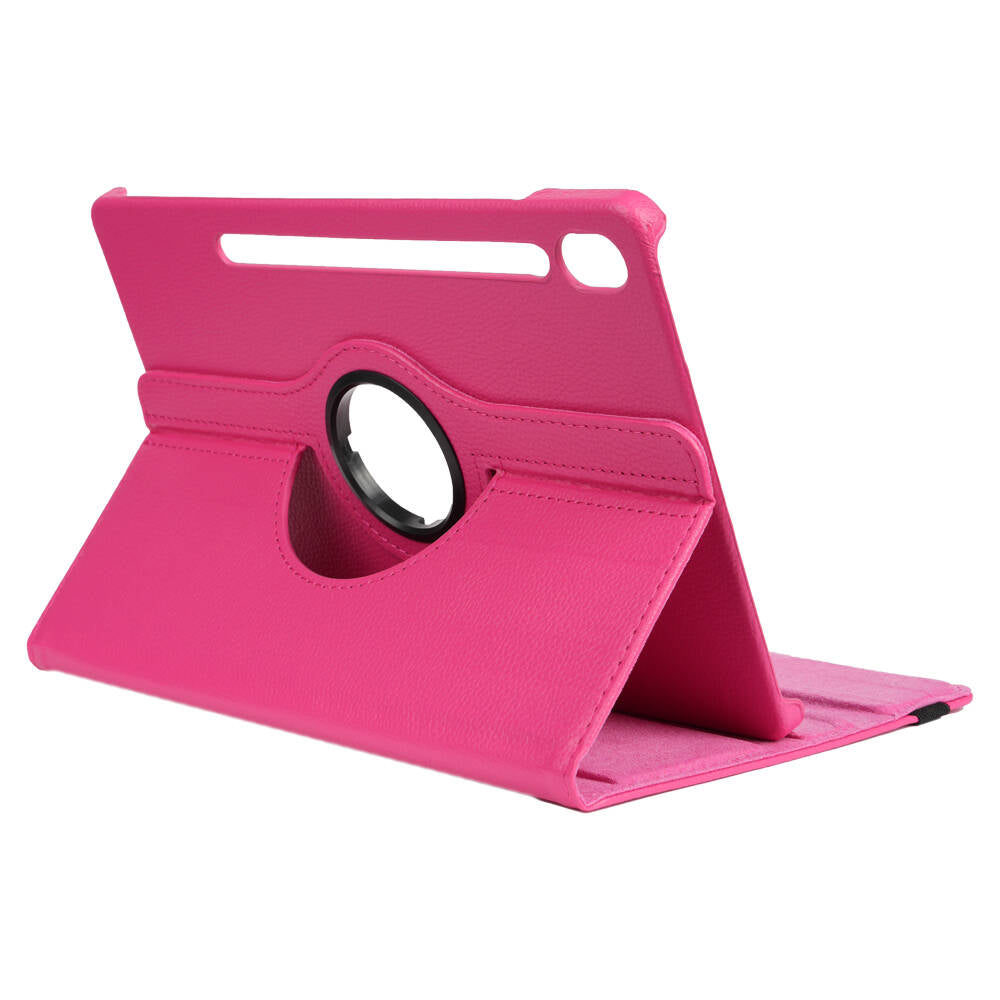 Galaxy Tab S10 FE Zore Dönebilen Standlı Kılıf Kırmızı