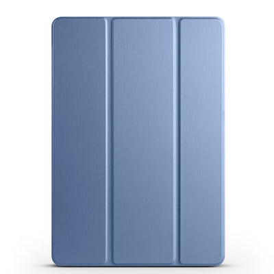 Galaxy Tab S10 FE Zore Smart Cover Kalem Bölmeli Standlı 1-1 Kılıf Petrol Mavi