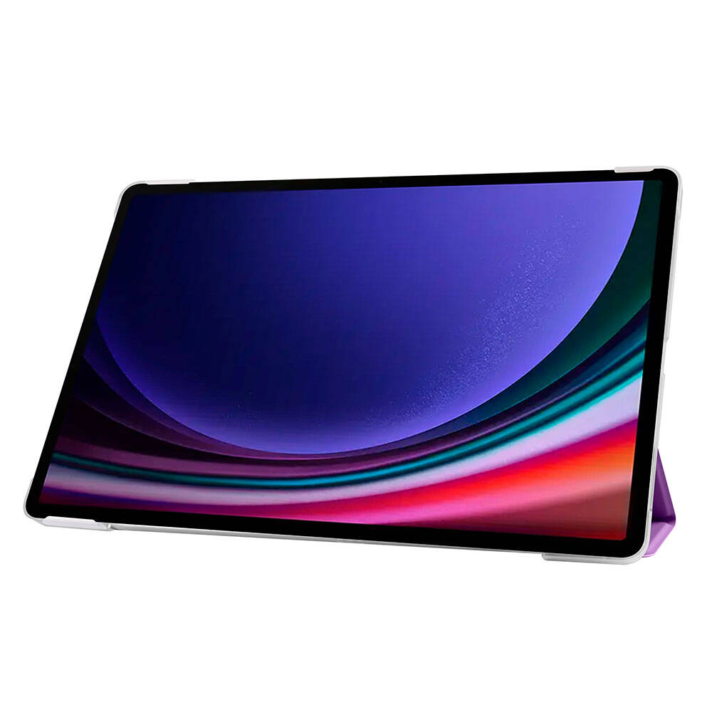 Galaxy Tab S10 FE Zore Smart Cover Standlı 1-1 Kılıf Kırmızı