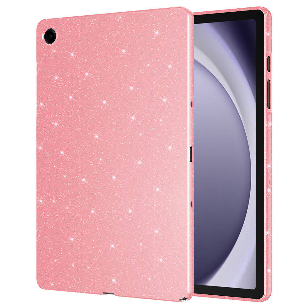 Galaxy Tab S10 Lite Simli Parlak Görünümlü Zore Tablet Koton Kılıf Pembe