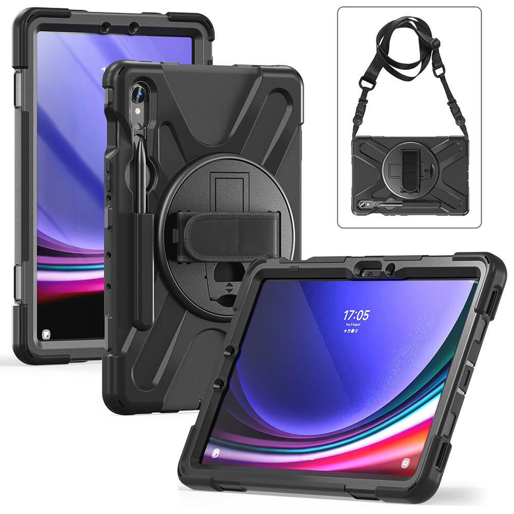 Galaxy Tab S10 Lite Zore Defender Tablet Silikon Siyah