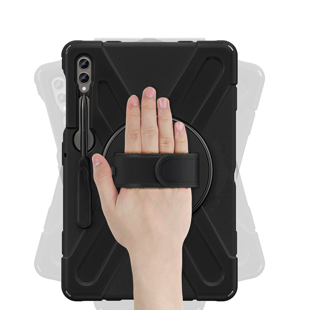 Galaxy Tab S10 Plus Zore Defender Tablet Silikon Siyah