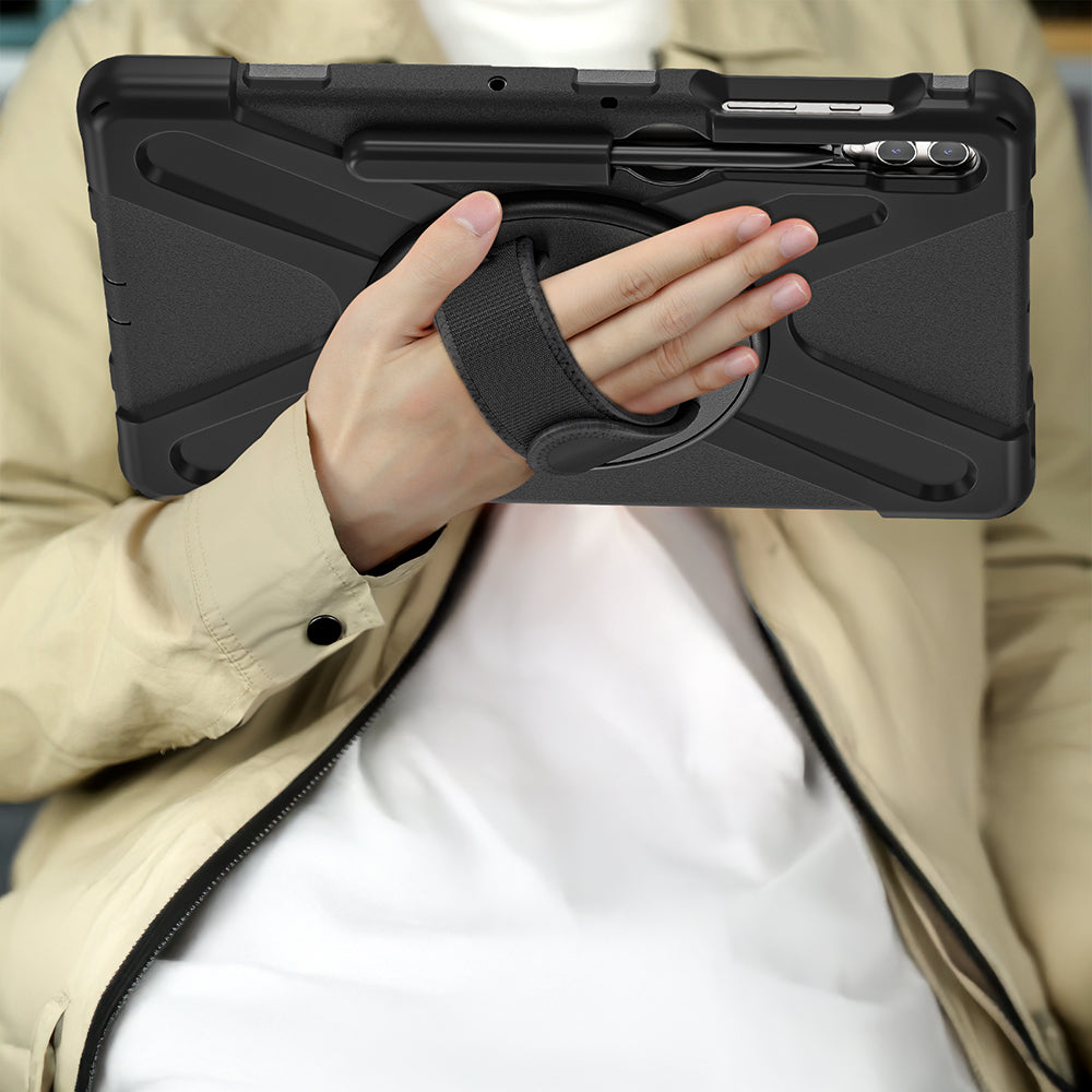 Galaxy Tab S10 Plus Zore Defender Tablet Silikon Siyah