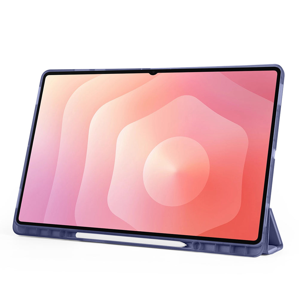 Galaxy Tab S11 Ultra Kılıf Zore Tri Folding Kalem Bölmeli Standlı Kılıf