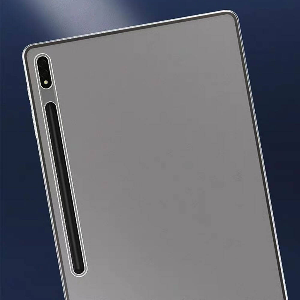 Galaxy Tab S11 Ultra SM-X930 Kılıf Zore Tablet Süper Silikon Kapak Renksiz