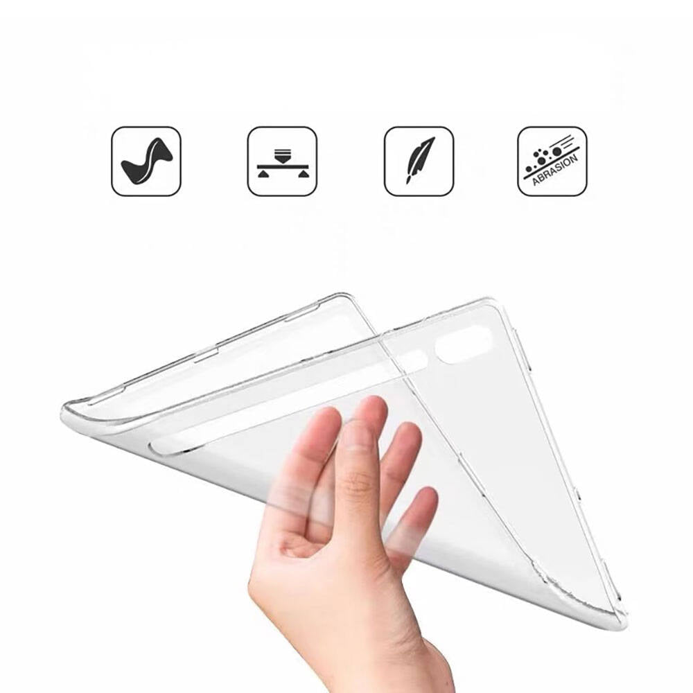 Galaxy Tab S11 Ultra SM-X930 Kılıf Zore Tablet Süper Silikon Kapak Renksiz