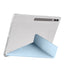 Galaxy Tab S11 Ultra SM-X930 Kılıf Zore Tri Folding Kalem Bölmeli Standlı Kılıf Mor