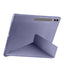 Galaxy Tab S11 Ultra SM-X930 Kılıf Zore Tri Folding Kalem Bölmeli Standlı Kılıf Mor