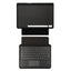 Galaxy Tab S11 Ultra SM-X930 Zore Border Keyboard Bluetooh Bağlantılı Standlı Klavyeli Tablet Kılıfı Siyah