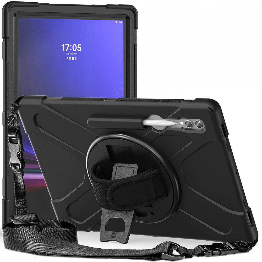 Galaxy Tab S11 Ultra SM-X930 Zore Defender Tablet Silikon Siyah