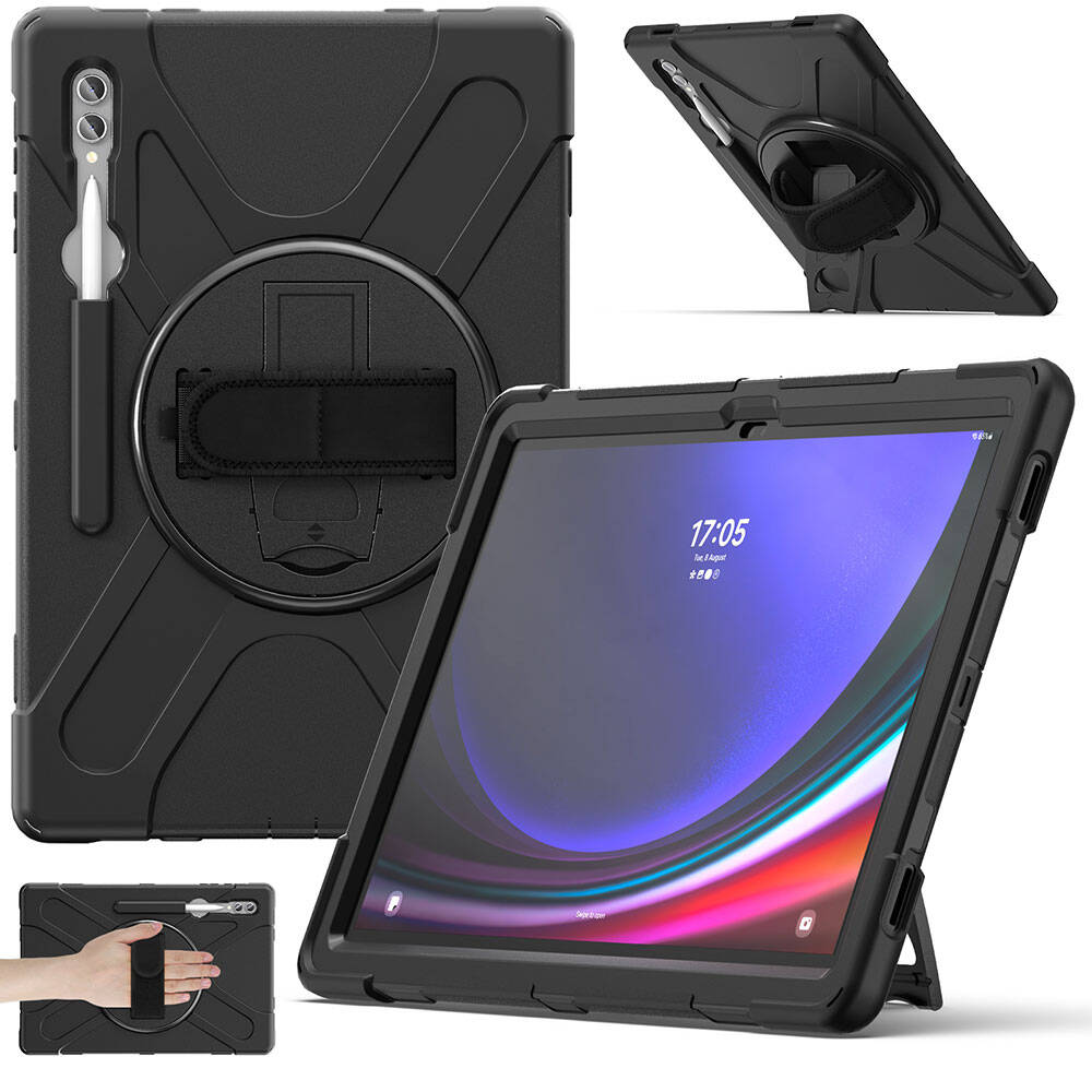 Galaxy Tab S11 Ultra SM-X930 Zore Defender Tablet Silikon Siyah