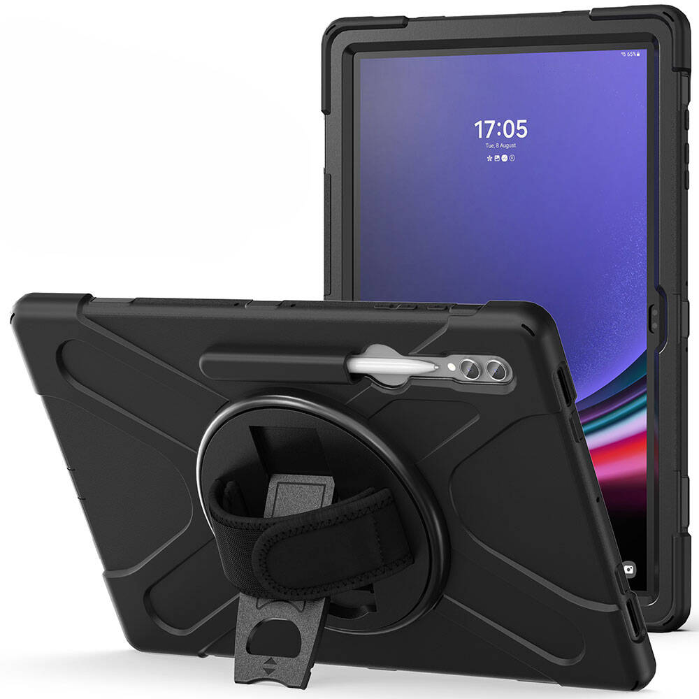 Galaxy Tab S11 Ultra SM-X930 Zore Defender Tablet Silikon Siyah