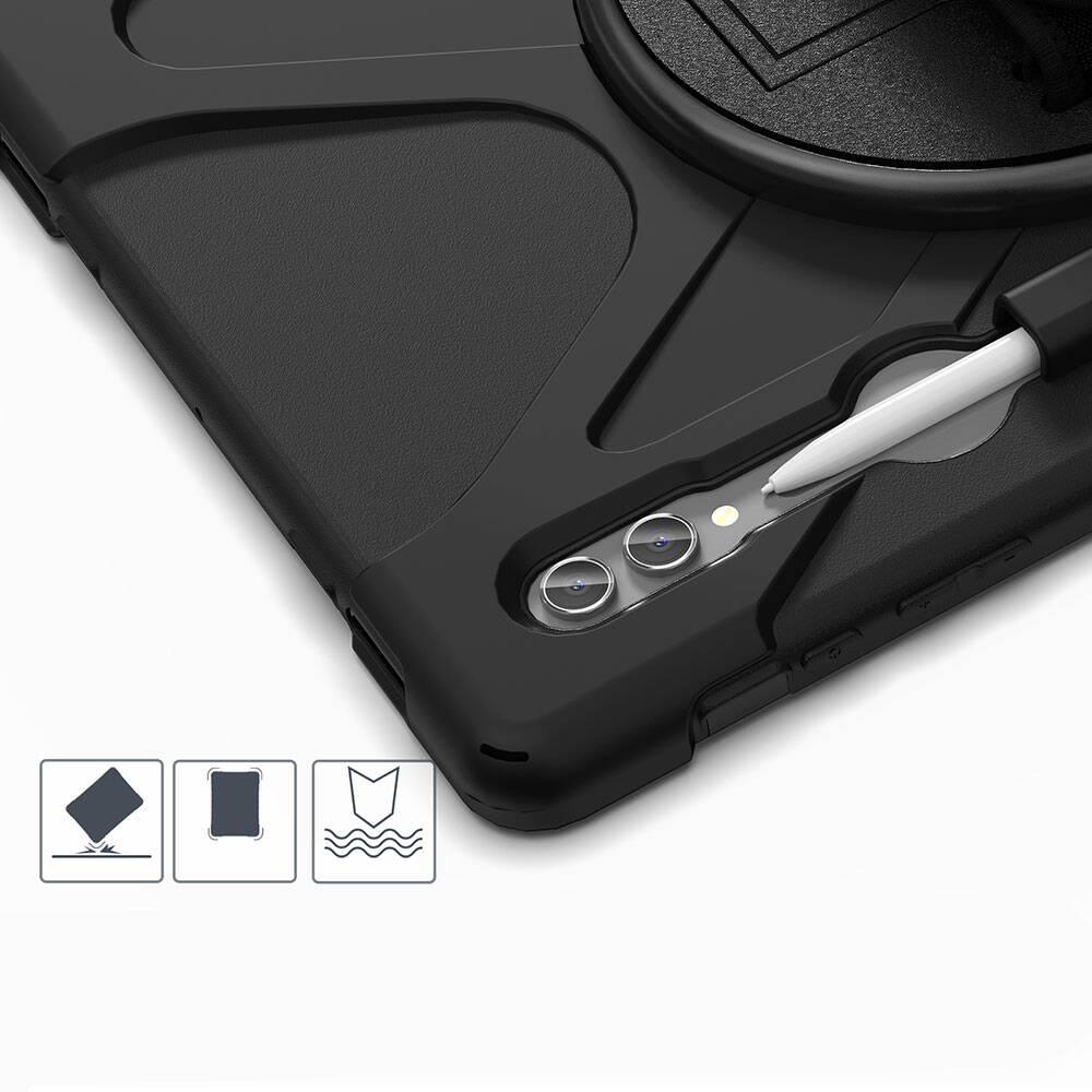 Galaxy Tab S11 Ultra SM-X930 Zore Defender Tablet Silikon Siyah