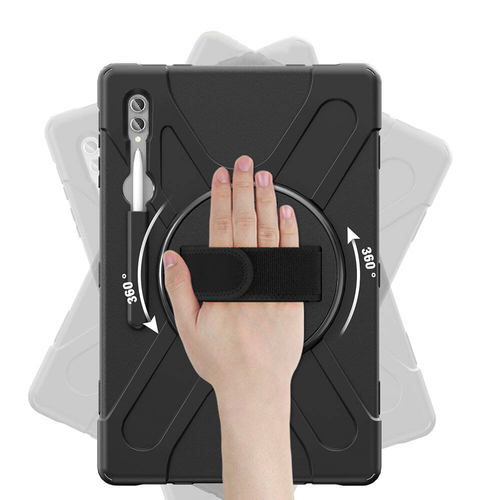 Galaxy Tab S11 Ultra SM-X930 Zore Defender Tablet Silikon Siyah