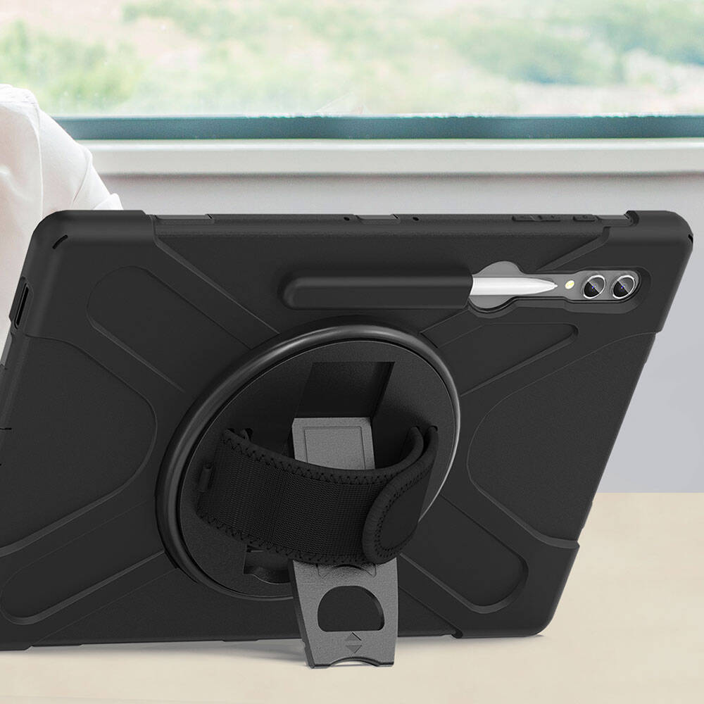 Galaxy Tab S11 Ultra SM-X930 Zore Defender Tablet Silikon Siyah
