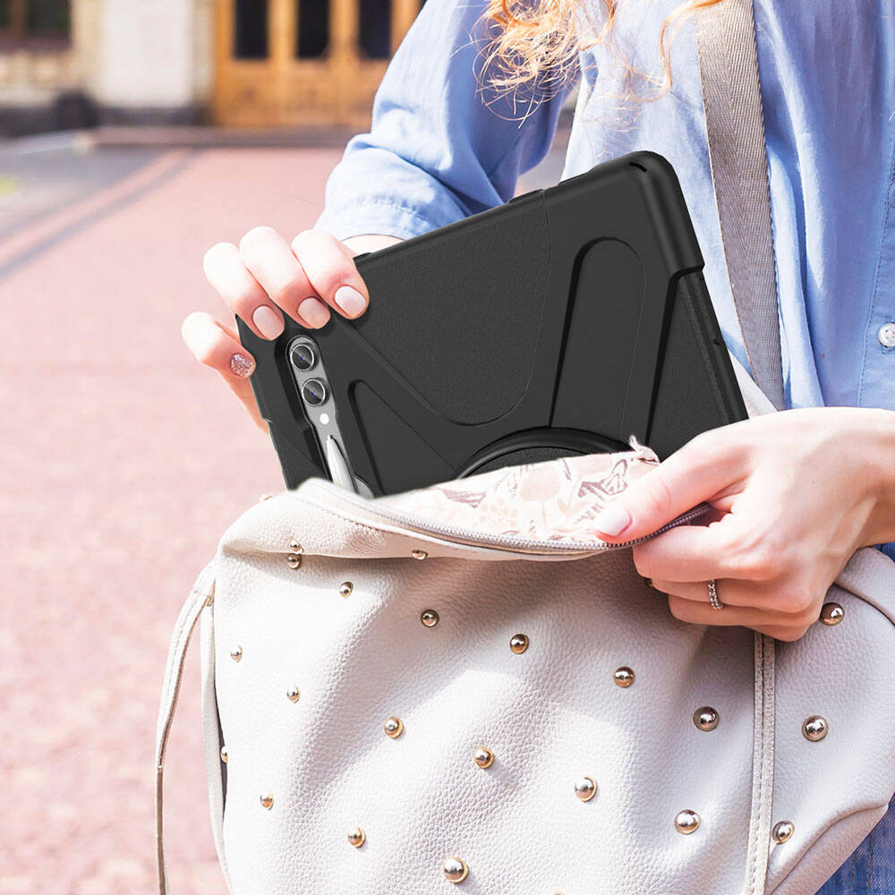 Galaxy Tab S11 Ultra SM-X930 Zore Defender Tablet Silikon Siyah
