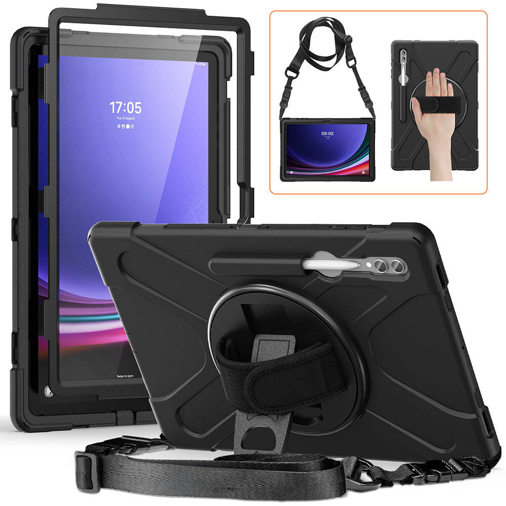 Galaxy Tab S11 Ultra SM-X930 Zore Defender Tablet Silikon Siyah